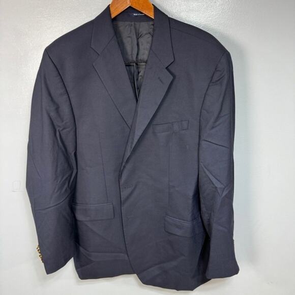 CHAPS Men’s Wool Blazer sz 46 Tall All Weather Wool Gold Button # D343-A - Picture 1 of 7